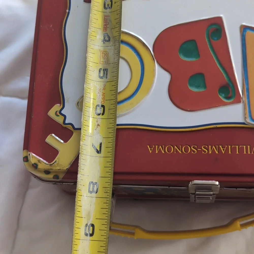 Vintage Williams-Sonoma ABC Cookie Cutters Set with Tin